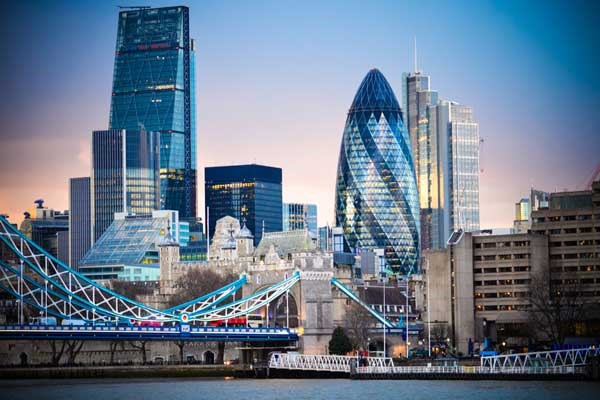 Skyline of London