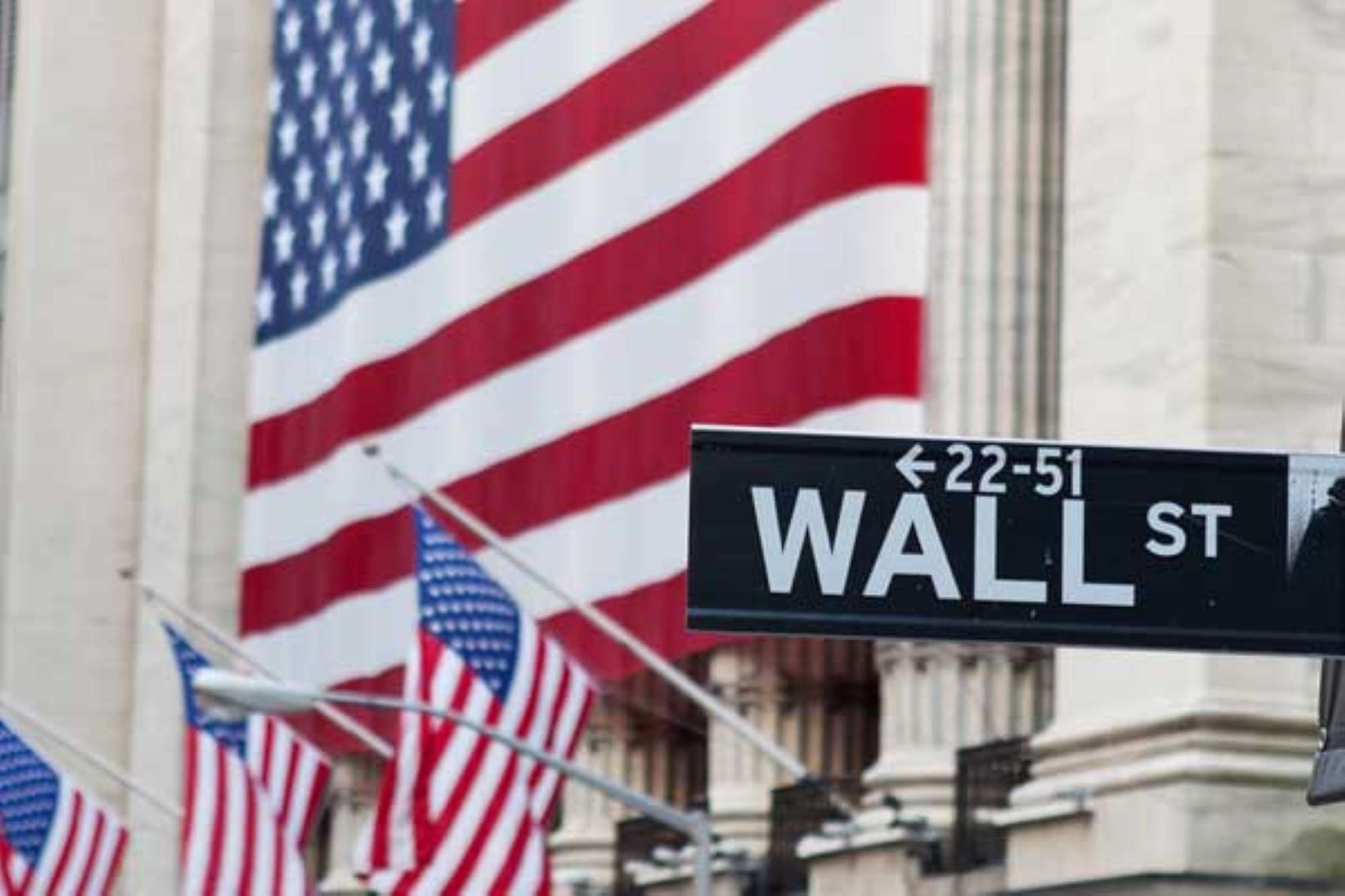 Wall street sign